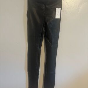 SPANX Faux Leather Leggings Size S black, new and never worn